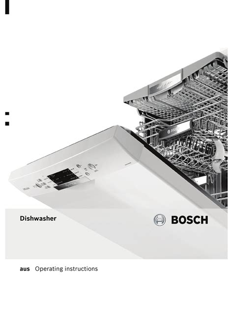 Bosch Dishwasher Installation Manual