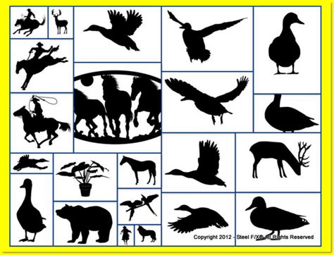 They can be used in many areas since we prepare them in 8 different free file formats. dxf files for plasma-cutters