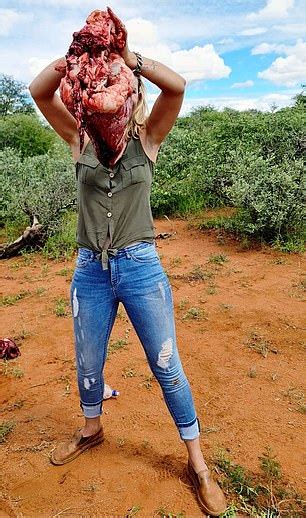 That's where we come in. South African hunter poses with giraffe heart calling it a ...