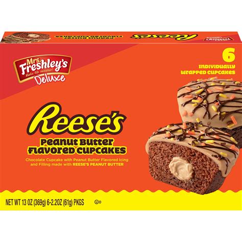 Mrs Freshleys Deluxe Reeses Peanut Butter Cakes