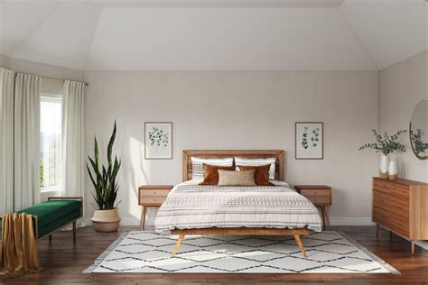 Midcentury Modern Scandinavian Bedroom Design By Havenly Interior