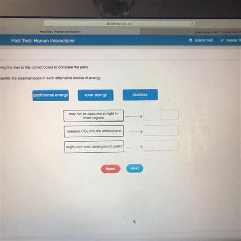 What is geothermal energy and how does it work? Identify the disadvantages of each alternative source of ...
