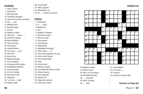 Free crossword puzzles to play online or print most of the crossword puzzles in this collection are easy puzzles, but a few harder ones are in the mix. The Everything Easy Large-Print Crosswords Book, Volume 8 ...