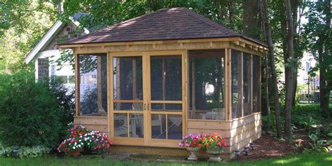 Most homeowners pay between $3,420 and $9,476. unique screened in gazebos - Google Search | Screened gazebo, Gazebo plans, Backyard gazebo