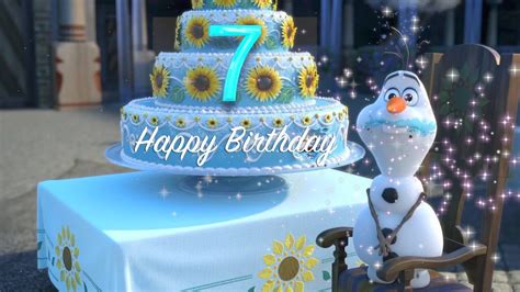 Happy birthday to the successful and the most humble person. Happy 7th Birthday Frozen style - YouTube