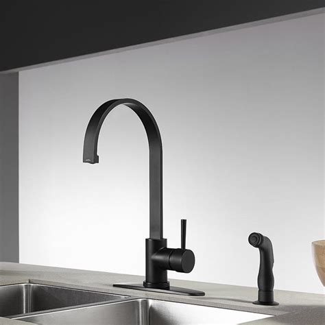 Buy products such as eeekit universal pull down kitchen faucet sprayer head replacement pull out kitchen faucet spray head bruhsed nickel 2 function sprayer aerated flow powerful spray water saving, brushed. Concord Single Handle Kitchen Faucet | Single handle ...
