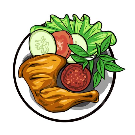 Gambar Gambar Kartun Ayam Goreng Png Ayam Goreng Ayam Makanan Png