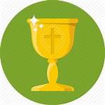 Communion Icon Cup Chalice Cross Grail Vectorified
