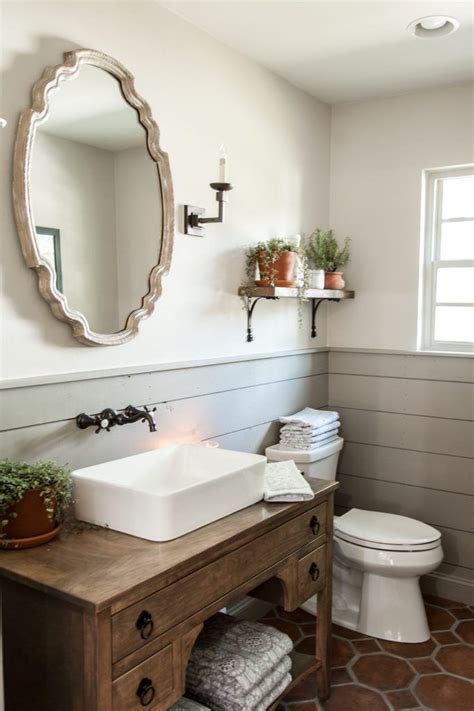 13 Best Bathrooms By Joanna Gaines Nikkis Plate Half Bathroom