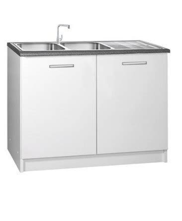 Votre lave vaisselle au meilleur rapport qualité/prix c'est ici ! Meuble cuisine bas sous-évier 2 portes 120cm TARA petit prix