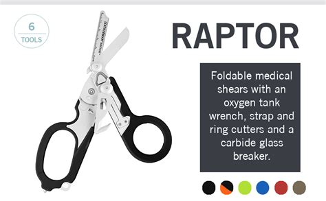 Leatherman Raptor Emergency Response Shears With Strap Cutter And