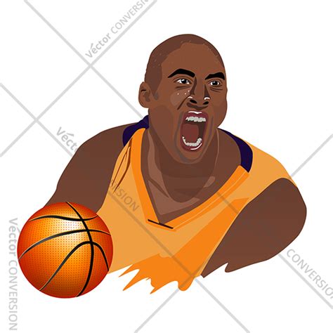 Kobebryant vector work by erkandemirdesign on deviantart. kobe bryant vector Illustration - Vector Conversion Service