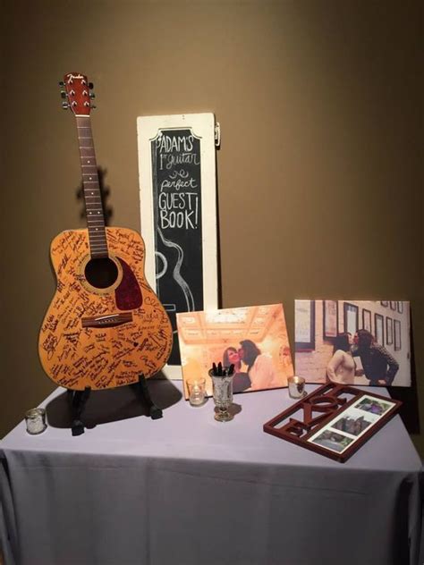 Wedding cake for 60 guests. Guitar | Music themed wedding, Guitar wedding, Guest book