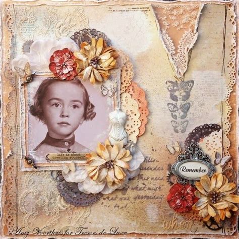 Amy S Pretty Papers Remember When Layout For Tresors De Luxe Playing At Lindy S Stamp