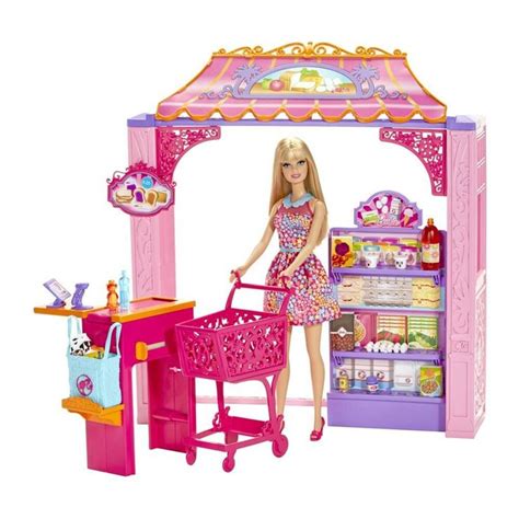 Malibú Avenue Supermarket Barbie Playsets Barbie Toys Barbie Life