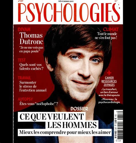Psychologies Magazine décembre 2015 en kiosques le 24 novembre