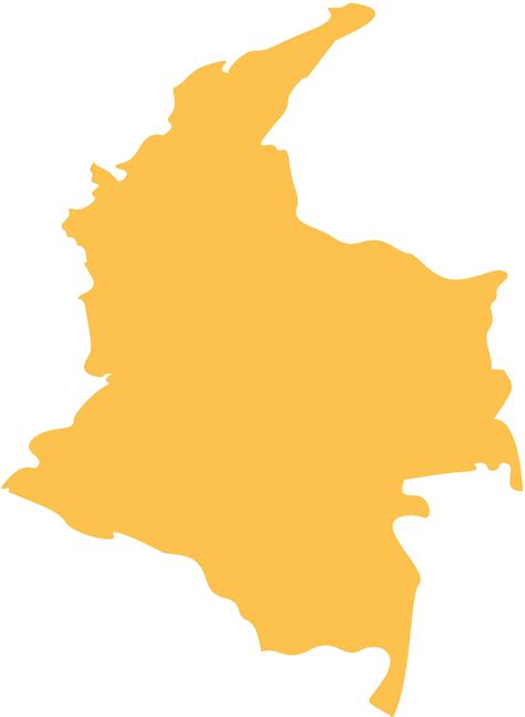 Mapa De Colombia Sin Nombres