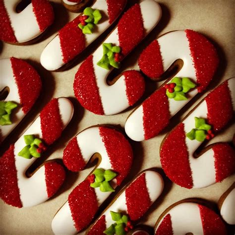 #cookies #easy #christmas #peppermint #whitechocolate #candycane. Candy Canes - might try this idea of more stripes rather ...