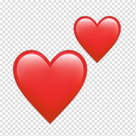 Red broken heart emoji with black background. Two red hearts illustration, Heart Emoji Symbol Love ...