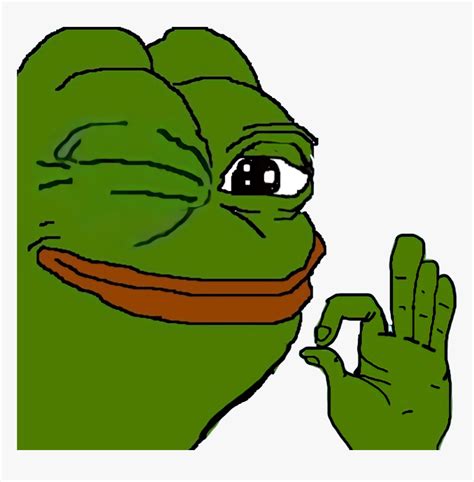 Pepe The Frog Ok Png Download Pepe The Frog Ok Sign Transparent