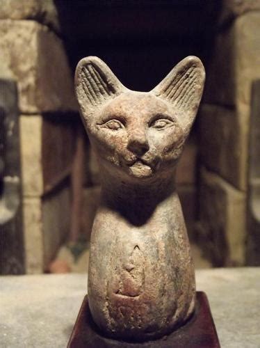 Egyptian Cat Statue Of Bast Bastet A Goddess Of Music Dance Joy Hunting