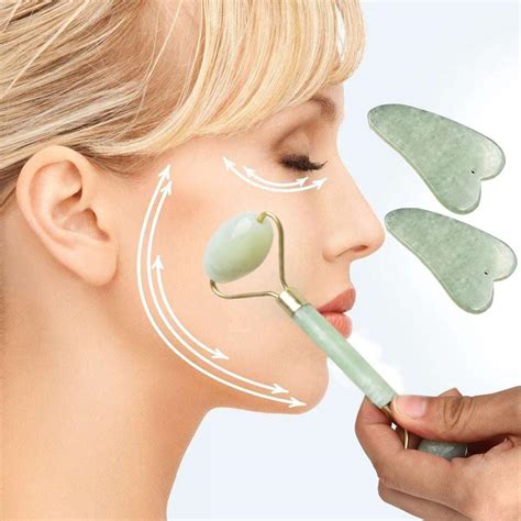 Buy Royal Jade Roller Massager Face Slimming Moving Massager Tool Facial Massage At Affordable