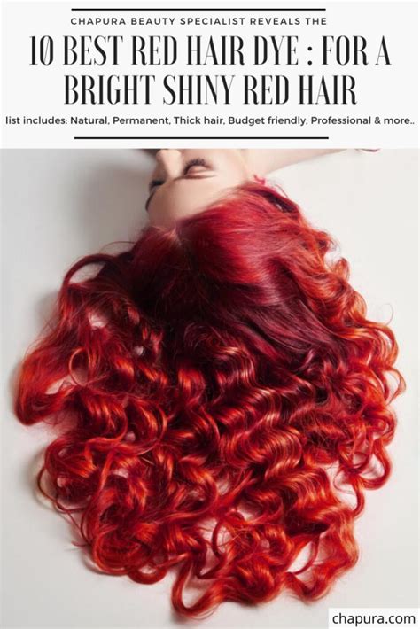 Top 7 Best Red Hair Dyes for a Bright Red Hair Color in 2022 - Chapura