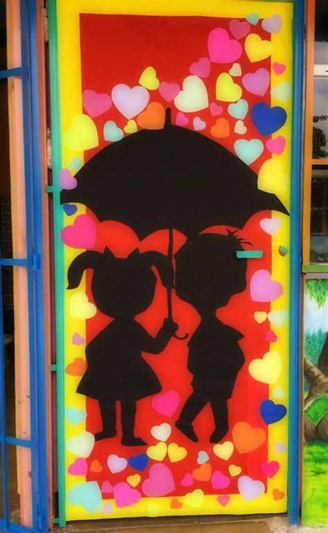 Tarjetas del día del niño para compartir y envar a niños y niñas en su día. Puerta decorada del mes de febrero | Decoración san ...
