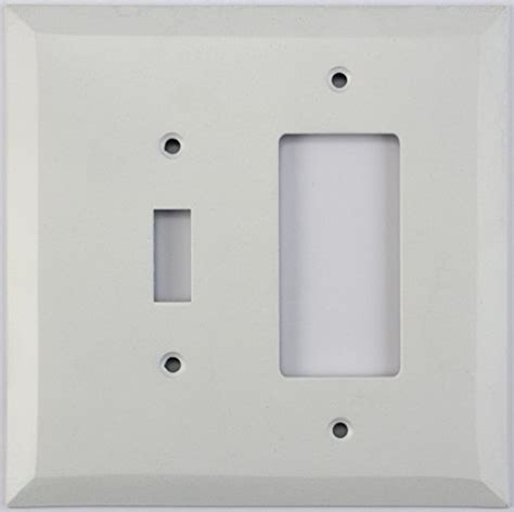 Classic Accents Inc Jumbo Matte White 2 Gang Combo Switch Plate 1