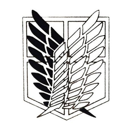Shingeki No Kyojin Scouting Legion Emblem By Allenwalkeriskawaii On