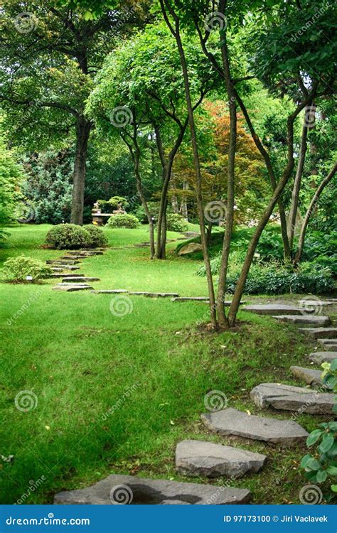 Green Spring Park Stock Photo Image Of Country Curve 97173100