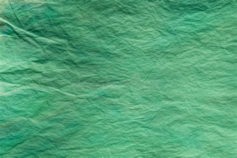 Green Creased Paper Tissue Background Texture Stock Image Image Of