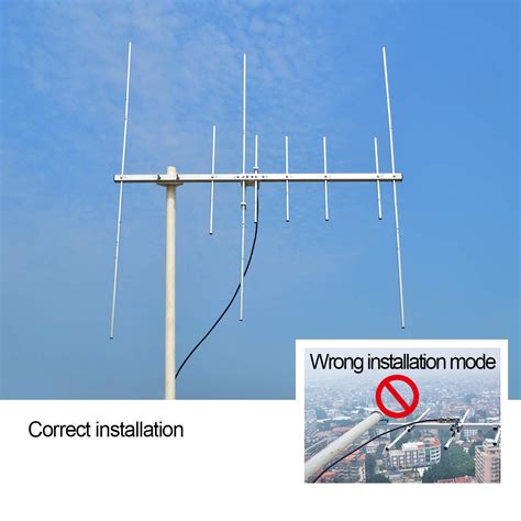 TWAYRDIO Yagi Ham Radio Antenna Dual Band M Cm VHF UHF Yagi High Gain Elements GMRS