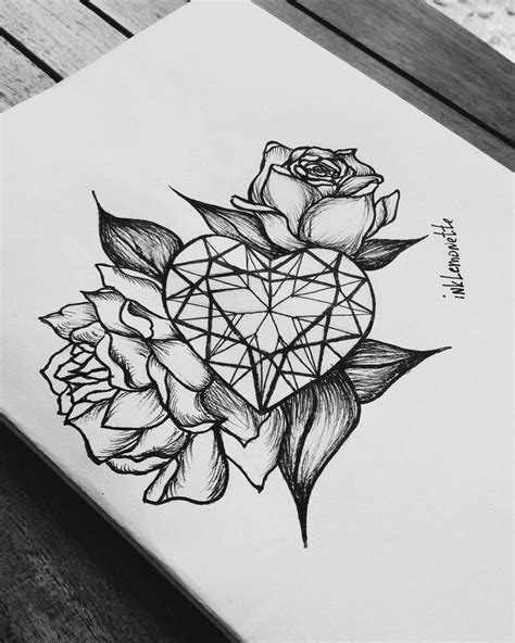 Heart tattoos on wrist are one of the most popular tattoo categories for the girls. Drawing Diamond Tattoo Design - Best Tattoo Ideas ...