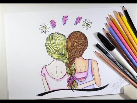 Bff Desenhos De Amigas Imprima O Desenho Para Adultos De Melhores