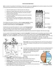 The physical nature of soils is determined by th e spatial arrangement. soil formation worksheet-1.doc - 1 Soil Formation ...