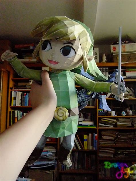 Paper Craft Toon Link Zelda Dungeon