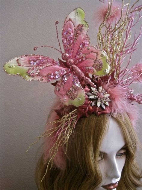 Tatiana Fairy Headpiece Butterfly Fascinator Coachella Etsy Fairy