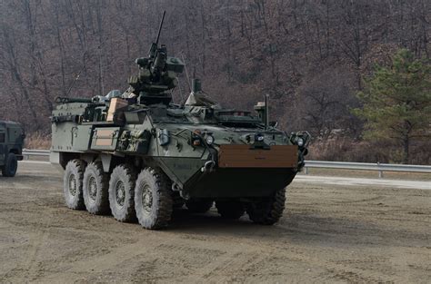 Soldiers Use Stryker Chemical Reconnaissance Vehicles During Live Fire
