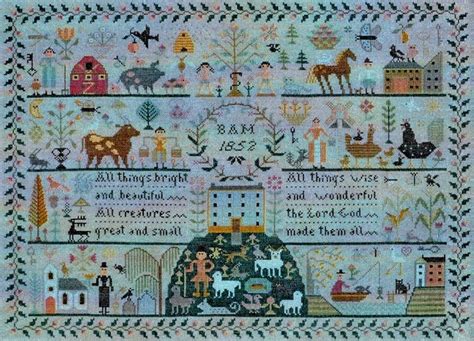 See more ideas about sheep cross stitch, cross stitch, stitch. All Creatures Great and Small - cross stitch pattern by ...