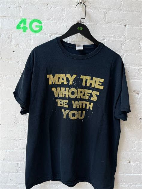 Vintage Vintage May The Whores Be With You Porn Sex Shirt 4gseller