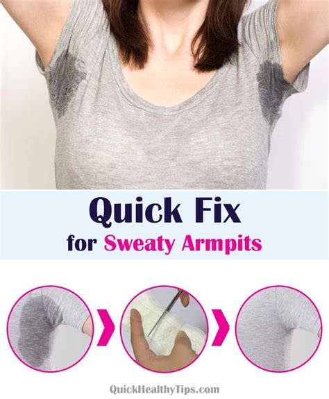Quick Fix For Sweaty Armpits Stop Sweaty Armpits Armpits Deodorant