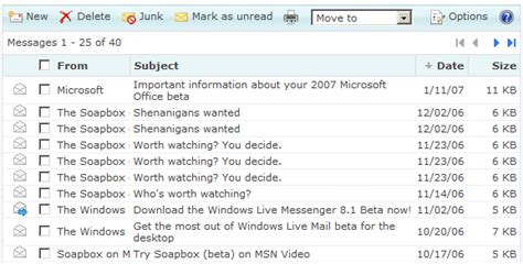 Windows Live Hotmail Launches