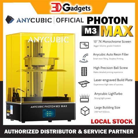 Anycubic Photon M3 Max Msla 3d Printer 3d Gadgets Malaysia