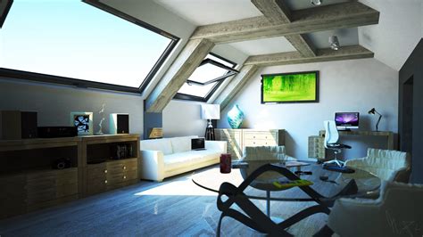 Maybe you would like to learn more about one of these? Designing a room in the attic with Cinema 4d and Vray