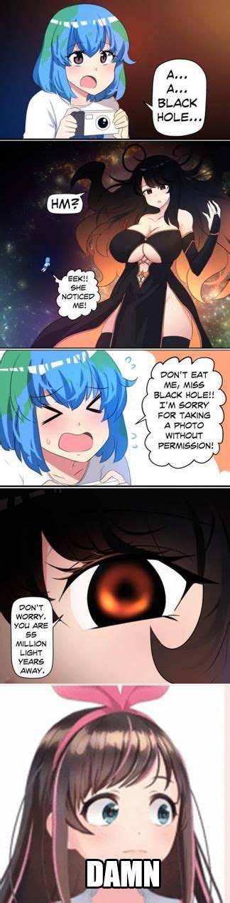 Earth Chan Finds Black Hole Anime Memes Funny Anime Funny Anime