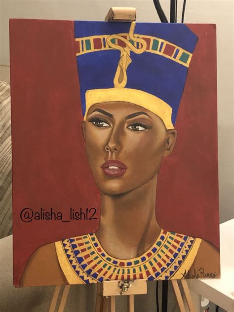 Black Queen Nefertiti Queen Nefertiti Art Nefertiti Art Egyptian Beauty