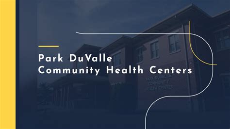 Park Duvalle Community Health Centers Join The Community Youtube