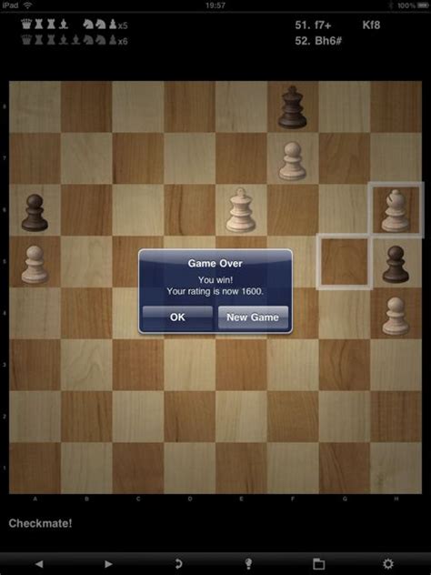 Ipad Iphone T Chess Lite 勝つほどに強くなるcpu戦が楽しいチェスアプリです。3478 Appbank