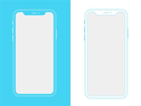 Free Iphonex Outline Mockup Psd Template Psd Free Psd Resources